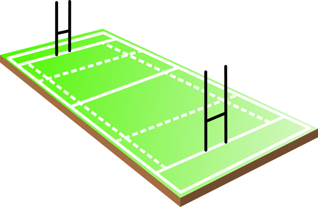 Características do campo da modalidade esportiva Rugby