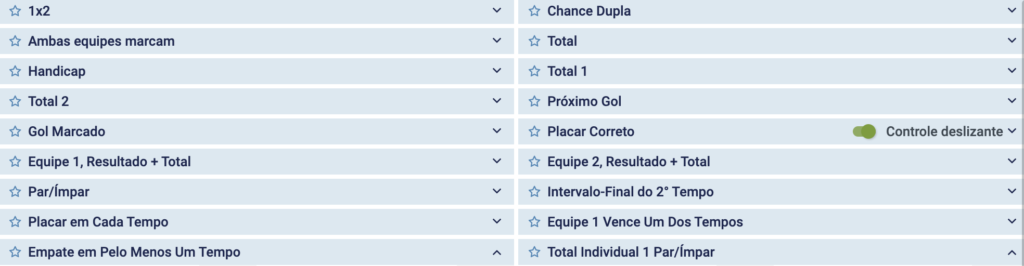 Os Mercados de Apostas para apostar no Futsal 1xbet