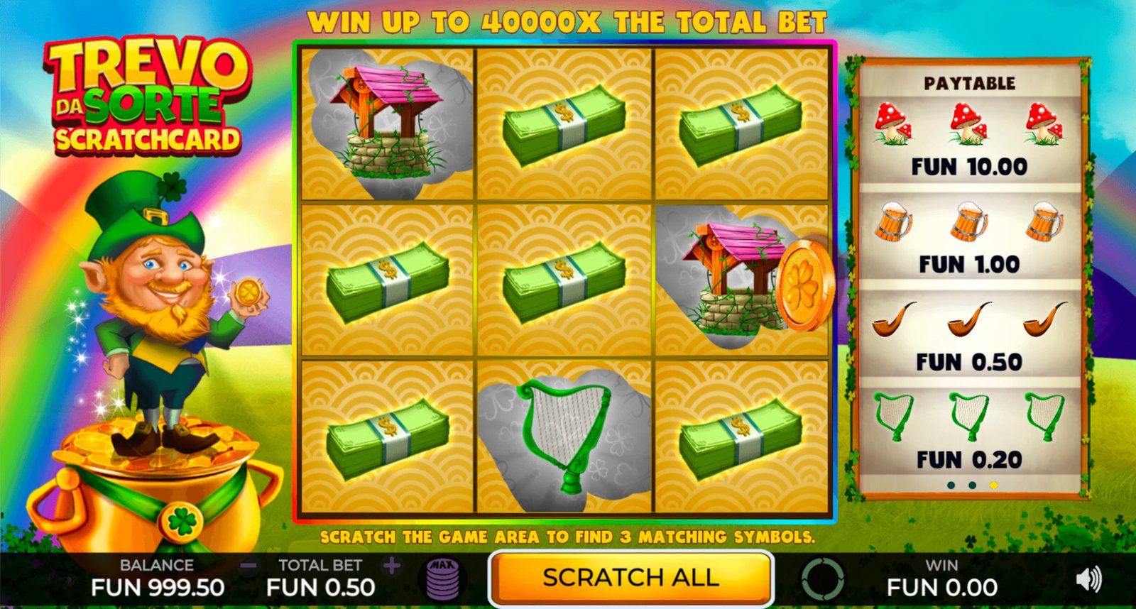 raspadinha online Trevo da sorte