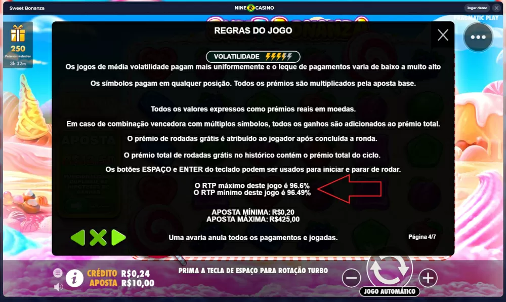 Como descobrir o RTP de um jogo?