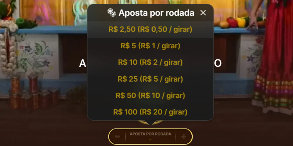 Tipos de apostas que você pode fazer por rodada no jogo Extra Chilli Epic Spins