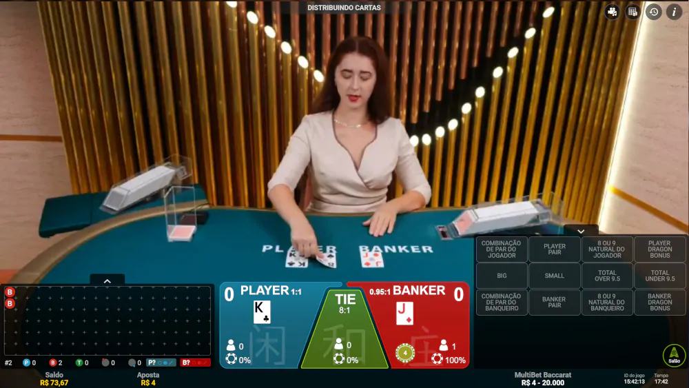 Multibet Baccarat roda