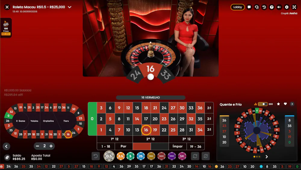 Roulette Macao resultado