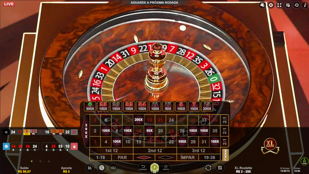 XL Roulette giro