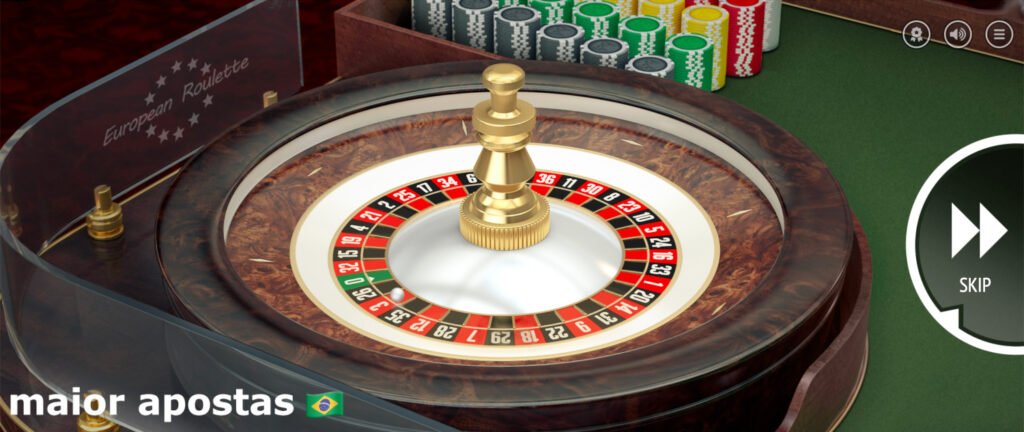 European Roulette animação 3D