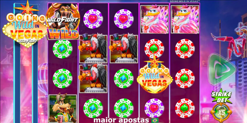 recurso-wildfight-provedora-de-jogos-de-cassino-yggdrasil-slot-going-wild-on-vegas