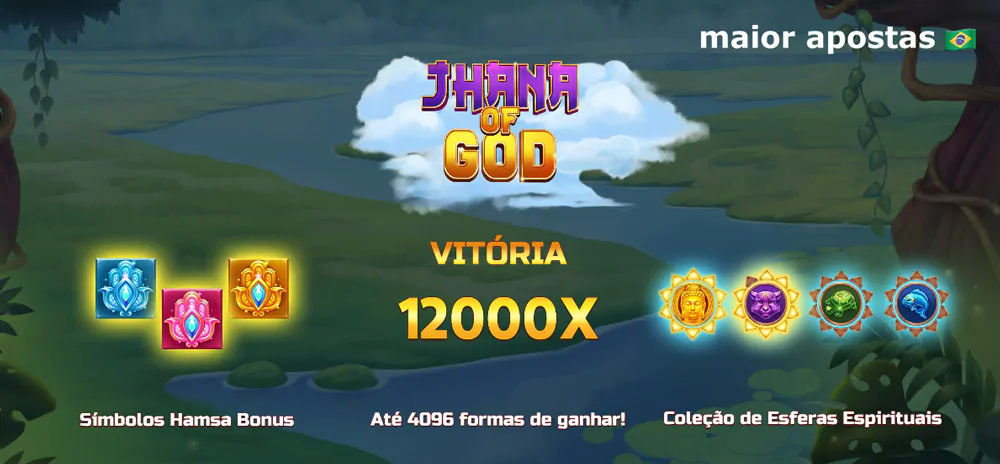 Recursos do slot Jhana of God da provedora de jogos Evoplay